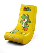 Fotele gamingowe - Fotel gamingowy, X Rocker, oficjalnie licencjonowany Nintendo Video Rocker – kolekcja Super Mario ALL-STAR Yoshi 2020095 - miniaturka - grafika 1