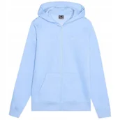 Bluzy damskie - BLUZA DRESOWA ROZPINANA Z KAPTUREM 4FWMM00TSWSF1467 32S r-XS - miniaturka - grafika 1