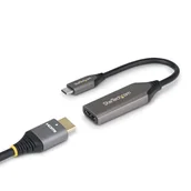 Adaptery i przejściówki - StarTech 112B-USBC-HDMI21 adapter kablowy 0,2 m USB Type-C HDMI Typu A (Standard) Szary - miniaturka - grafika 1