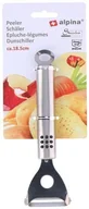 Noże kuchenne - Alpina obieraczka 18,5 cm stal czarna/srebrna twm_439261 - miniaturka - grafika 1