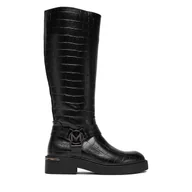 Kozaki damskie - Kozaki MEXX CEO-MI001804743W-01 Czarny - miniaturka - grafika 1