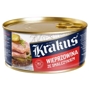 Krakus Wieprzowina ze smalczykiem 300 g - Pasztet i przetwory mięsne - miniaturka - grafika 1