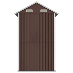 Szopa ogrodowa, zielona, 192x152,5x237 cm, stal galwanizowana Lumarko! - Altany ogrodowe - miniaturka - grafika 6