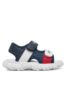 Tommy Hilfiger Sandały T1B2-33897-1591Y M Granatowy - Buty dla chłopców - miniaturka - grafika 1