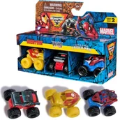Samochody i pojazdy dla dzieci - Zestaw pojazdów SPIN MASTER Monster Jam Mini Jams Iron Man Venom Spider-Man 6070229 20149558 - miniaturka - grafika 1