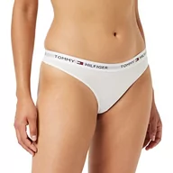Majtki damskie - Tommy Hilfiger stringi damskie, biały (White 100), XS - miniaturka - grafika 1