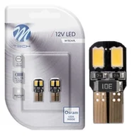 Żarówki samochodowe - 2x Żarówka W5w Led Osram M-tech T10 Retrofit Biała Canbus - miniaturka - grafika 1