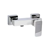 Baterie wannowe i prysznicowe - Bateria prysznicowa biała Remo Valvex - miniaturka - grafika 1