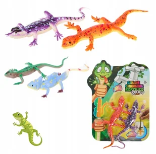 KOLOROWE FIGURKI GADÓW DO ŚCISKANIA SQUISHY GNIOTEK ZMIENIAJĄCE KOLOR 2szt - Zabawki sensoryczne KOLOROWE FIGURKI GADÓW DO ŚCISKANIA SQUISHY GNIOTEK ZMIENIAJĄCE KOLOR 2szt - Zabawki sensoryczne - miniaturka - grafika 1