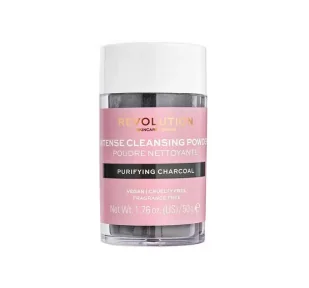 Revolution Skincare Revolution Skincare Cleansing Powder Purifying Charcoal pianka oczyszczająca 50 g Purifying Charcoal - Pianki do mycia twarzy - miniaturka - grafika 1