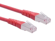 Kable miedziane - ROLINE S/FTP LAN kabel Cat 6 | kabel sieciowy Ethernet z wtyczką RJ45 | czerwony 7 m - miniaturka - grafika 1
