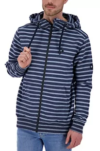 Alife and Kickin TrasherAK B męska bluza dresowa, bluza na czas wolny, bluza z zamkiem błyskawicznym, S-XXXL, morska melanż, XXL, granatowy melanż - Bluzy męskie - miniaturka - grafika 1
