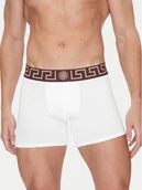 Majtki męskie - Versace Bokserki AU10028 Biały - miniaturka - grafika 1