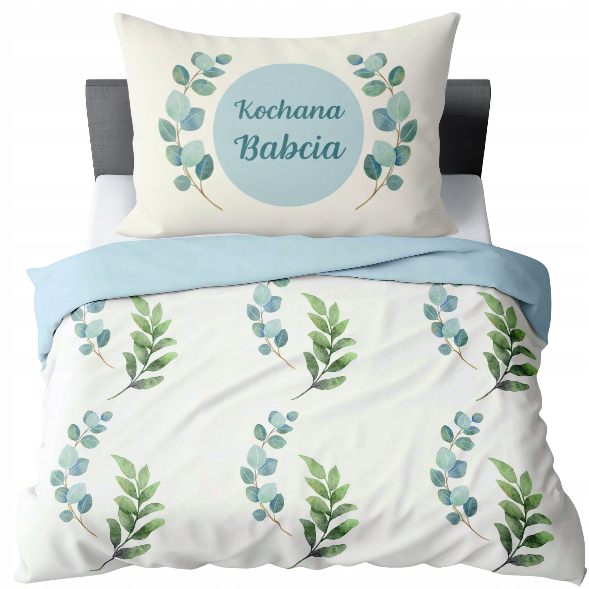 Komplet Pościeli 160x200 Pościel Dla Kochanej Babci Liście