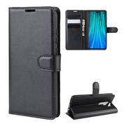 Etui i futerały do telefonów - Wozinsky Wallet Case kabura etui portfel pokrowiec z klapką Xiaomi Redmi Note 8 Pro czarny - miniaturka - grafika 1