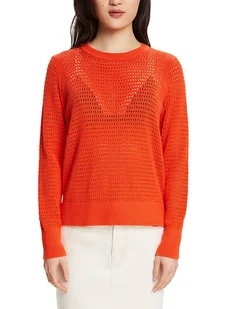 ESPRIT Sweter w kolorze pomarańczowym - Swetry damskie - miniaturka - grafika 1