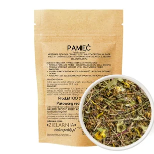 Pamięć - herbatka ziołowa 100g ZIELARZPOLSKI.PL - Herbata - miniaturka - grafika 1