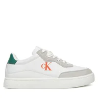 Sneakersy męskie - Sneakersy Calvin Klein Jeans Classic Cupsole Mg Nylon Mix YM0YM01304 Biały - miniaturka - grafika 1