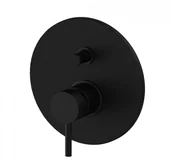 Baterie podtynkowe - Paffoni Light Bateria podtynkowa dwudrożna czarny mat LIG015NO LIG015NO - miniaturka - grafika 1