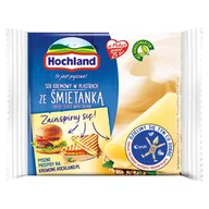 Szybkie dania obiadowe - Hochland Śmietankowy. Ser Kremowy Topiony W Plastrach 130 G - miniaturka - grafika 1