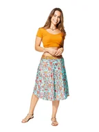 Spódnice - Aller Simplement Spódnica w kolorze turkusowo-czerwonym - miniaturka - grafika 1