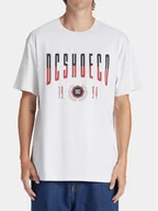 Koszulki męskie - DC T-Shirt Dropout Tees ADYZT05304 Biały Regular Fit - miniaturka - grafika 1