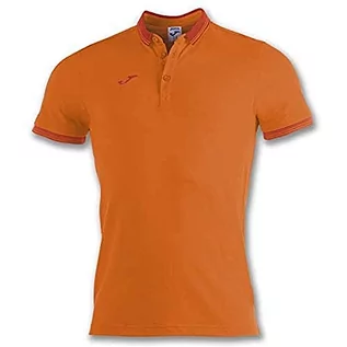 Koszulki męskie - Joma Bali męska koszulka polo pomarańczowa pomarańczowy S 100748.800.S - grafika 1