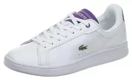 Trampki damskie - Lacoste 46SFA0031, trampki damskie, WHT/DK Purp, 42 EU, Wht Dk Purp, 42 EU - miniaturka - grafika 1