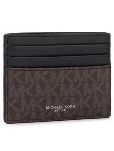 MICHAEL Michael Kors Etui na karty kredytowe Greyson 39F9LGYD2B Czarny - Etui na dokumenty i karty - miniaturka - grafika 1