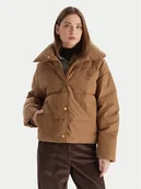 Kurtki damskie - Tommy Hilfiger Kurtka puchowa WW0WW47294 Beżowy Relaxed Fit - miniaturka - grafika 1