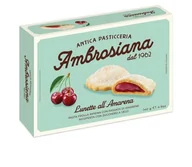 Ciastka - ANTICA PASTICCERIA AMBROSIANA Kruche ciastka z nadzieniem wiśniowym 140 g - miniaturka - grafika 1