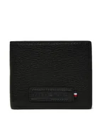 Portfele - Tommy Hilfiger Duży Portfel Męski AM0AM13031 Czarny - miniaturka - grafika 1