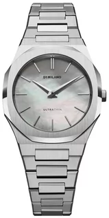 Zegarki damskie - Zegarek D1 Milano D1-UTBL19 MOP SILVER ULTRA THIN 34 MM - Natychmiastowa WYSYŁKA 0zł (DHL DPD INPOST) | Grawer 1zł | Zwrot 100 dni - grafika 1