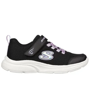 Buty Skechers Wavy Lites Blissfully Free 303522LBLK - czarne - Trampki damskie - miniaturka - grafika 1