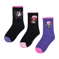 Skarpetki dla dzieci - Skarpety krótkie NIGHTMARE BEFORE CHRISTMAS CEO-ACCCS-AW25-335NBC(3-PACK) Czarny - miniaturka - grafika 1