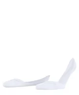 Skarpetki damskie - Burlington Kobiety Stopki Aberdeen W IN Wiskoza niewidoczne jednokolorowe 1 Para, Biały (White 2000), 37-38 - miniaturka - grafika 1