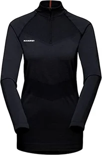 Mammut Koszulka z długim rękawem Trift Half Zip Damska koszulka - Koszulki i topy damskie - miniaturka - grafika 1