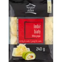 House of Asia Imbir do sushi biały 240 g - Koncentraty warzywne, przeciery - miniaturka - grafika 1