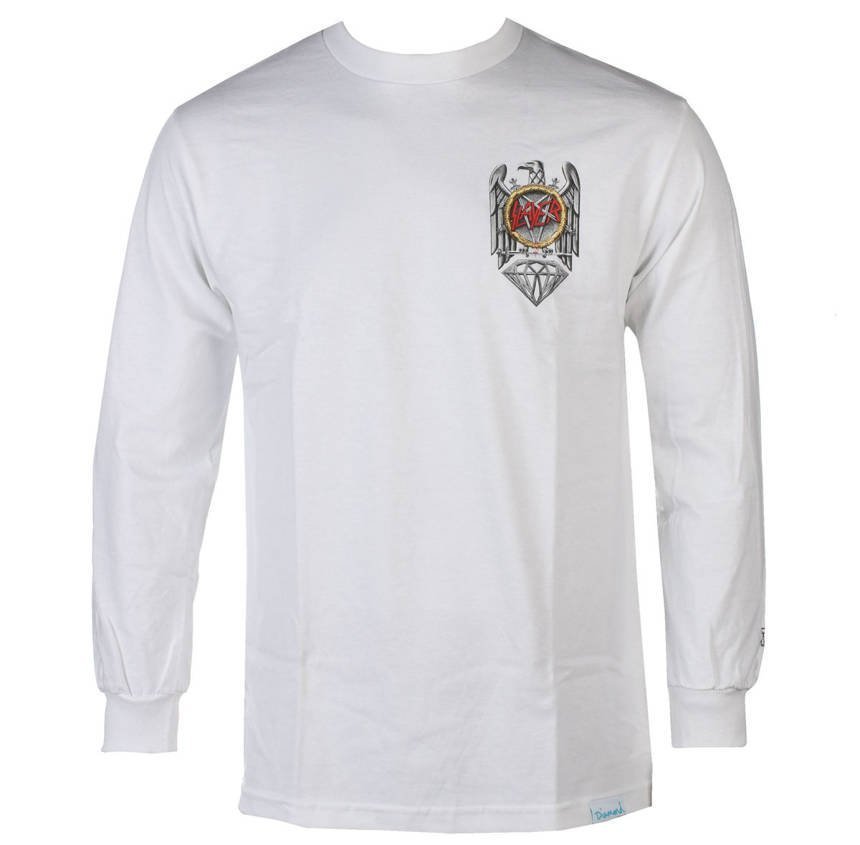 longsleeve SLAYER - SILVER EAGLE biały-S
