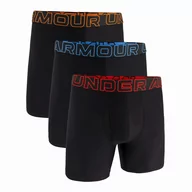 Majtki męskie - Męskie bokserki Under Armour Perf Tech 6in Rozmiar: S / Kolor: czarny/czerwony - miniaturka - grafika 1