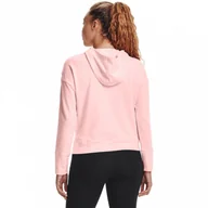 Bluzy sportowe damskie - Damska bluza treningowa UNDER ARMOUR UA Rival Terry Taped Hoodie - miniaturka - grafika 1