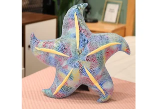 Maskotka Pluszowa Rozgwiazda Niebieska Poduszka 20 cm - Maskotki i pluszaki - miniaturka - grafika 1