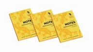 Notesy i bloczki - Zestaw Notesów 7x9,8 orange 3szt. - miniaturka - grafika 1