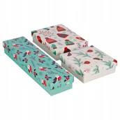 Opakowania i torebki na prezenty - Bn-Zestaw 3 Szt. Świątecznych Pudełek Incood - miniaturka - grafika 1