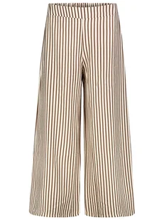 Sublevel Spodnie w kolorze brązowo-białym - Spodnie damskie - miniaturka - grafika 1