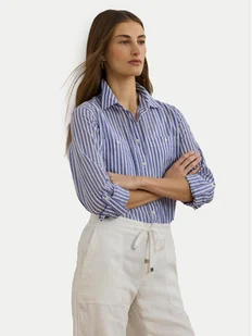 LAUREN RALPH LAUREN Koszula 200970150001 Niebieski Relaxed Fit - Koszule damskie - miniaturka - grafika 1