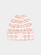 Czapki dla dzieci - 4F Czapka zimowa dziewczęca - różowa Uniwersalny - miniaturka - grafika 1