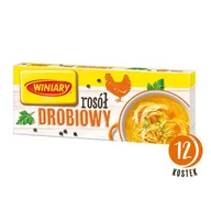 Buliony i przyprawy w kostkach - Winiary Rosół drobiowy 120 g (12 sztuk) - miniaturka - grafika 1