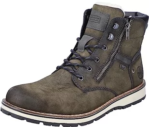 Rieker Męskie buty sznurowane 38425, zielony, 40 EU - Półbuty męskie - miniaturka - grafika 1