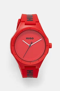 Zegarek HUGO zegarek męski kolor czerwony 1530346 - Hugo - Zegarki męskie - miniaturka - grafika 1